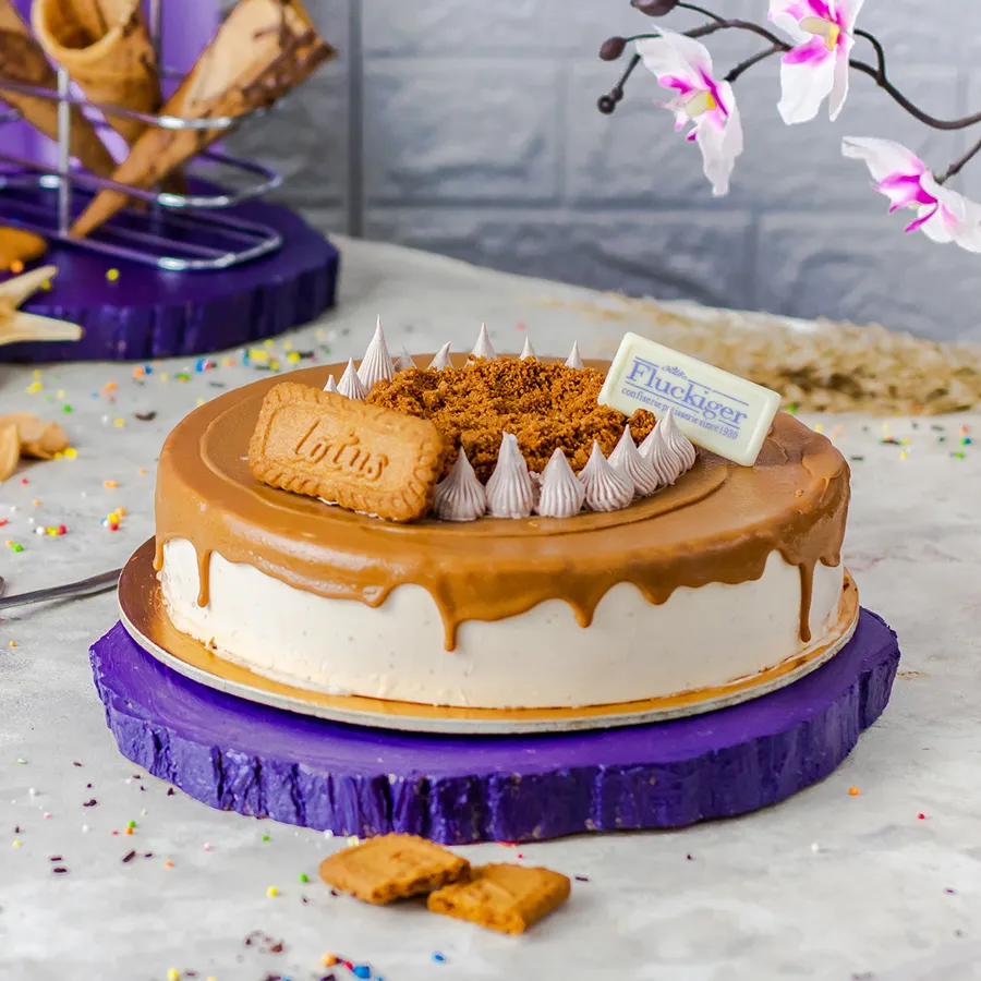 Lotus Ice Cream Cake