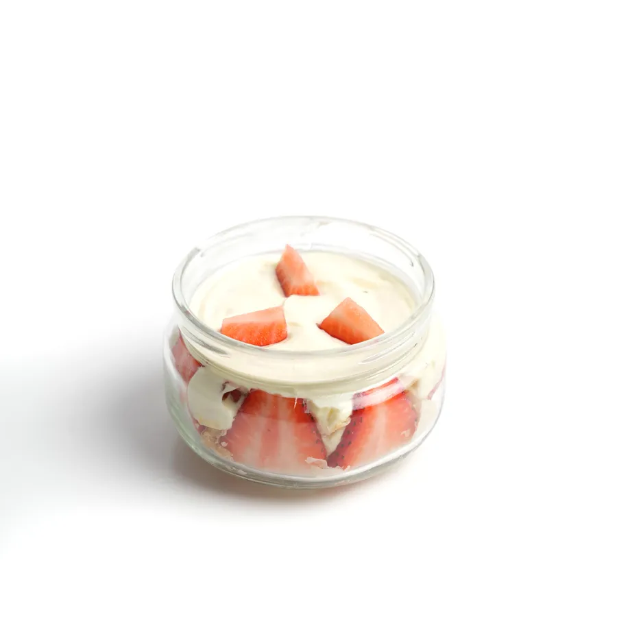 Strawberry mini trifle