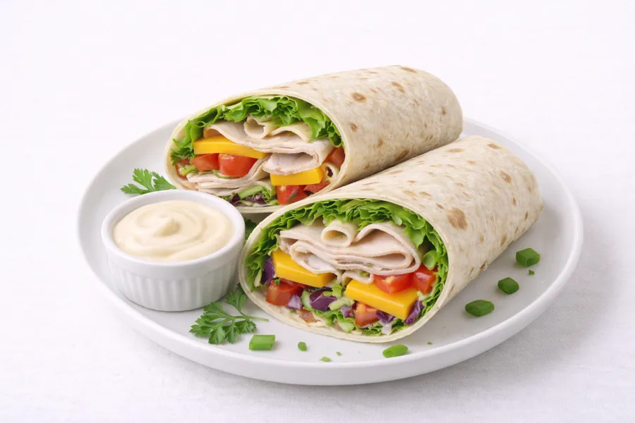 Turkey & Cheese Wrap