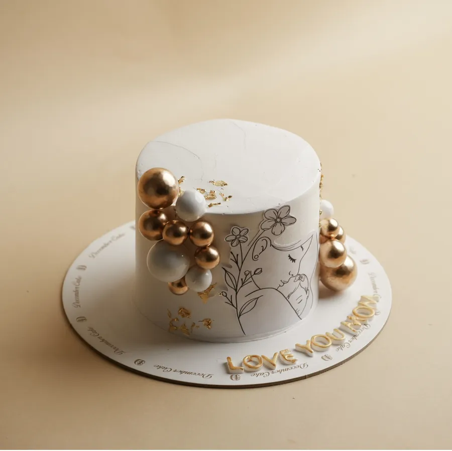 Mother day balls cake 6inch