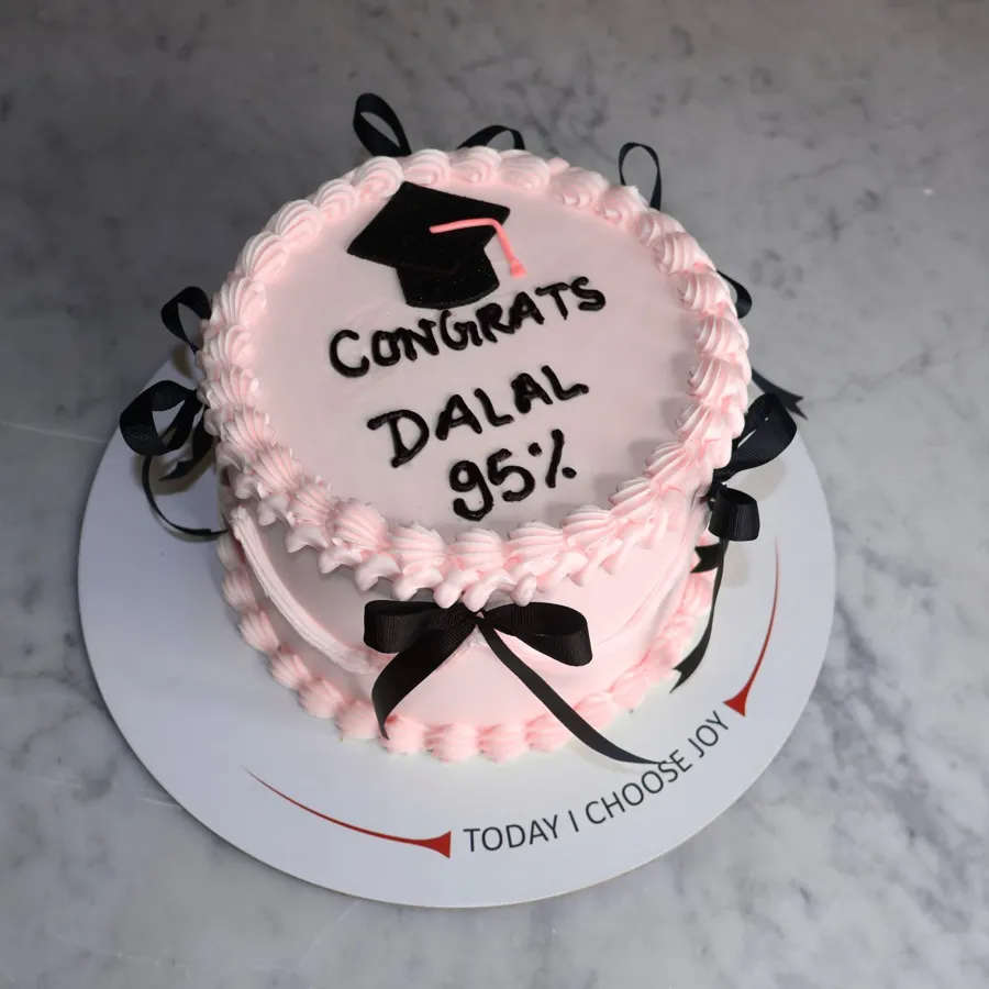 Graduation Ribbon Cake