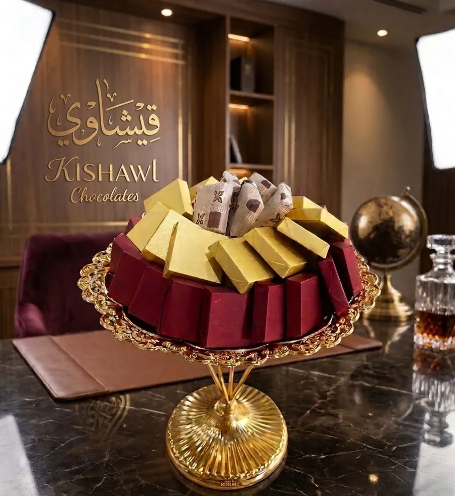Luxury Belgian Chocolate Vase Arrangement.