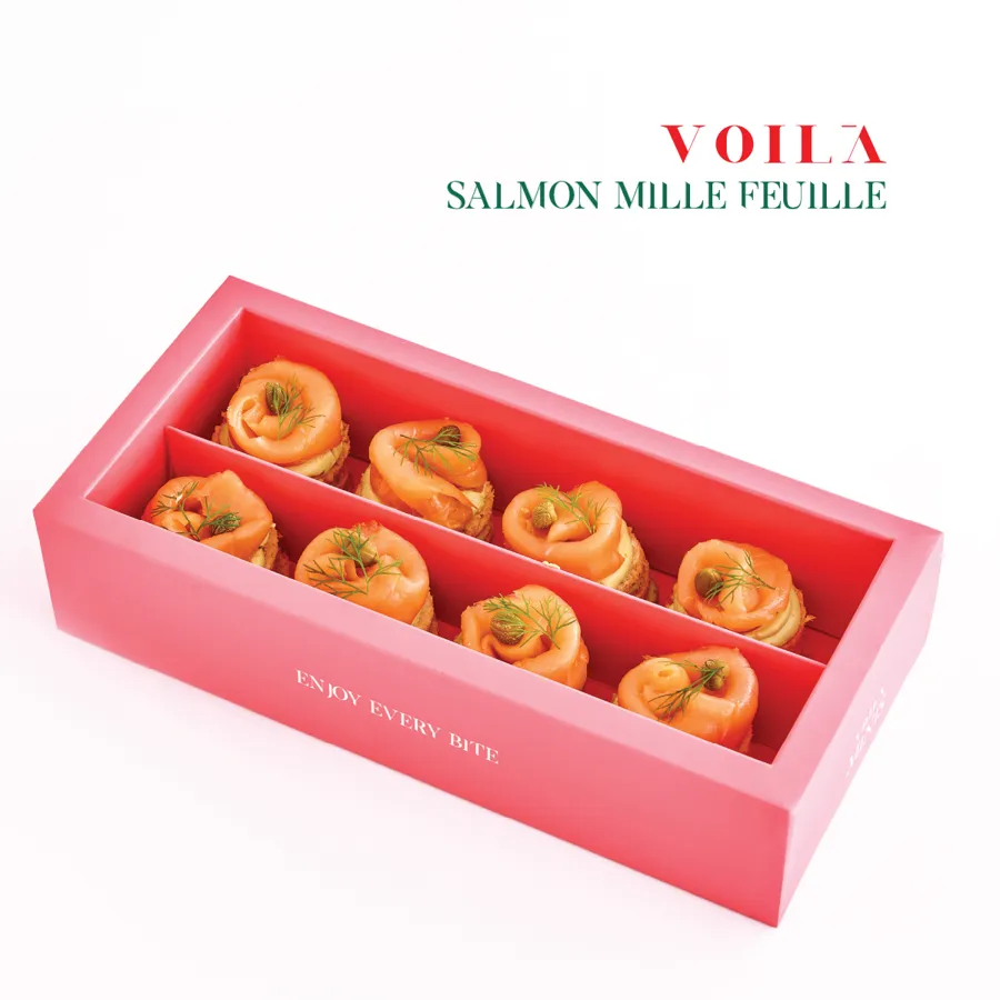 Salmon Millefeuille Box
