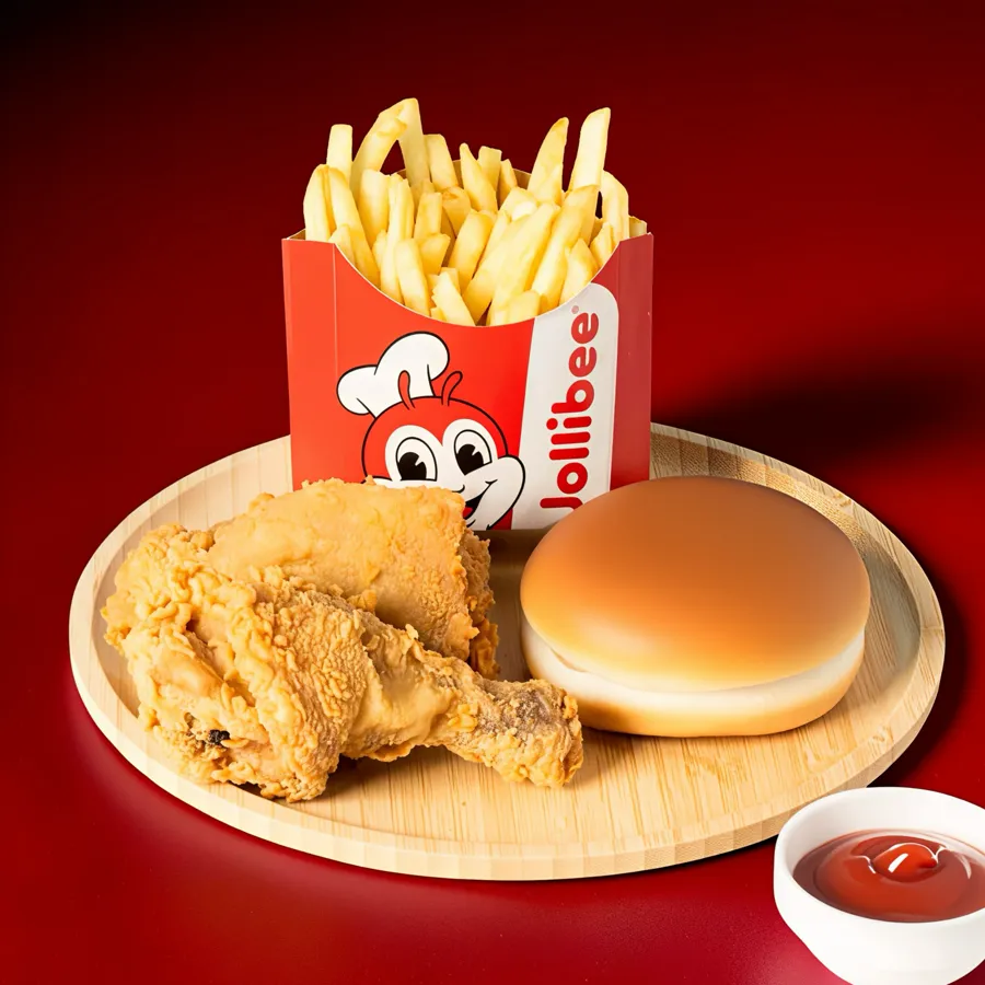 2Pcs Chickenjoy with Fries and Bun