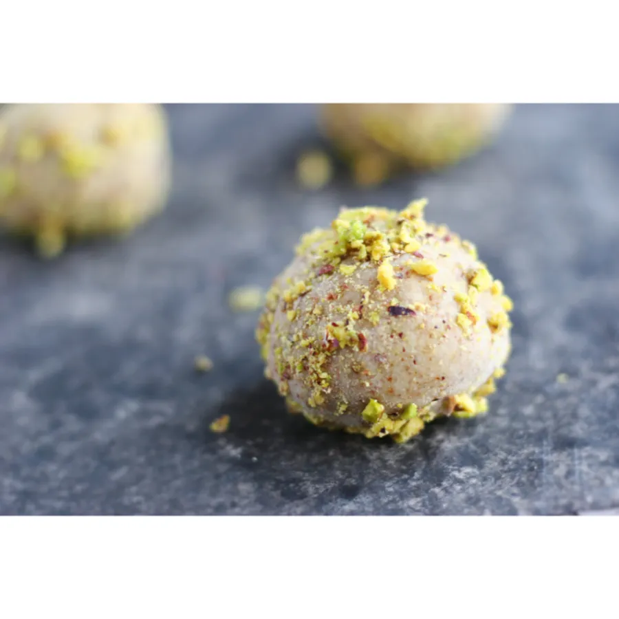 Keto Halawa Pistachio Balls