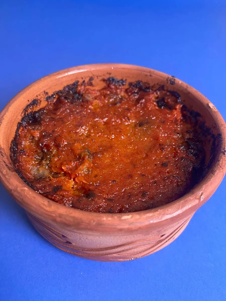 طاجن مسقعة باللحمة