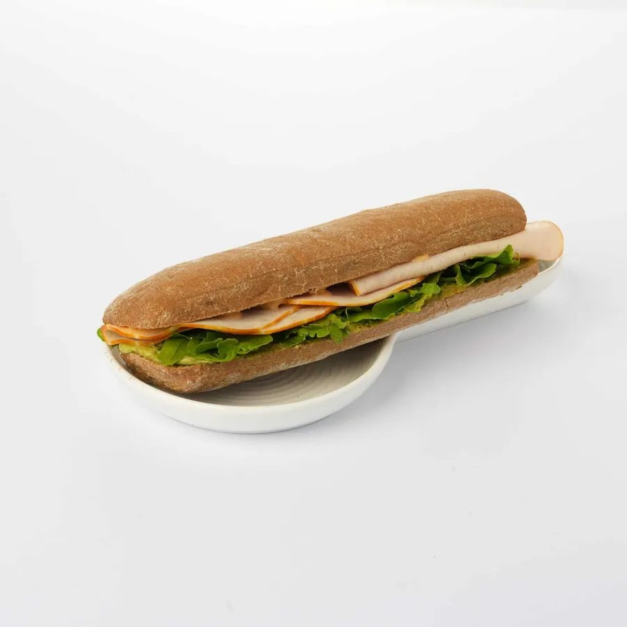 Turkey guacamole sandwich