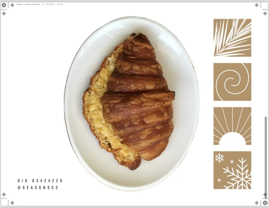 CROISSANT WITH MELTED CHEESE