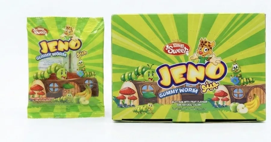 Gummy Worm Shape 24 pcs