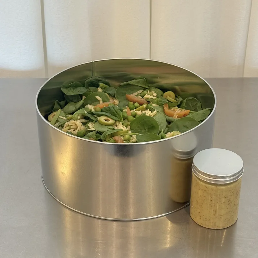 preserved lemon orzo salad (8 portions)
