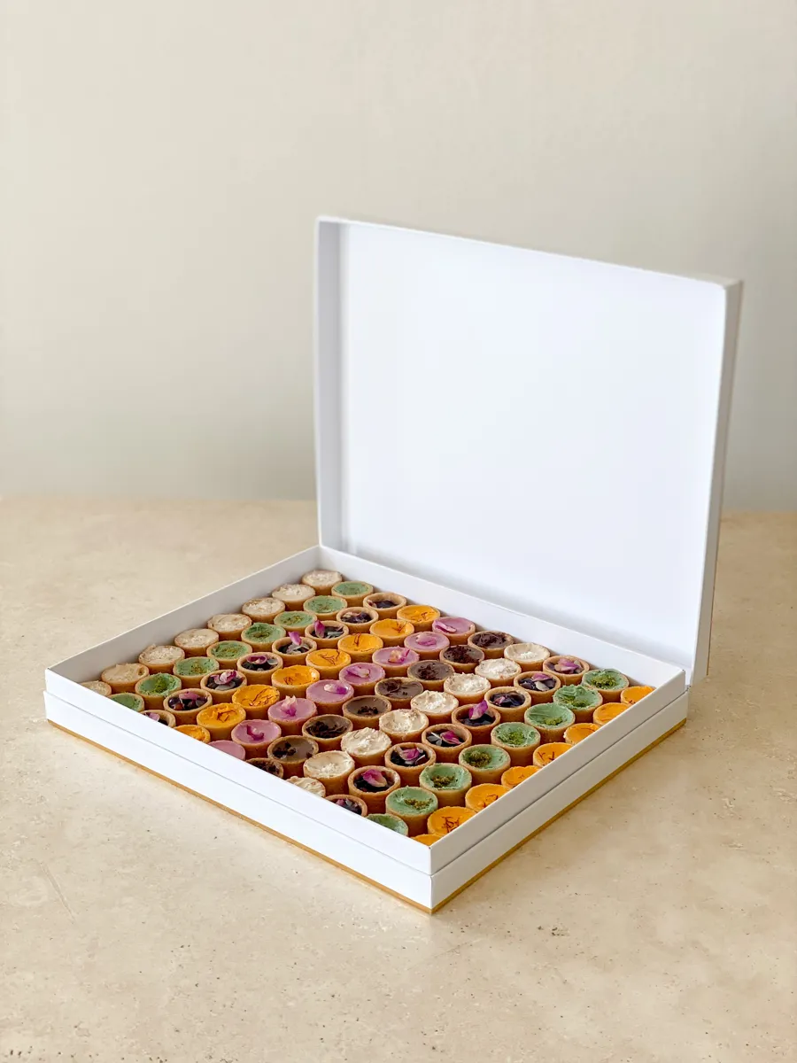 Assorted bites in large box