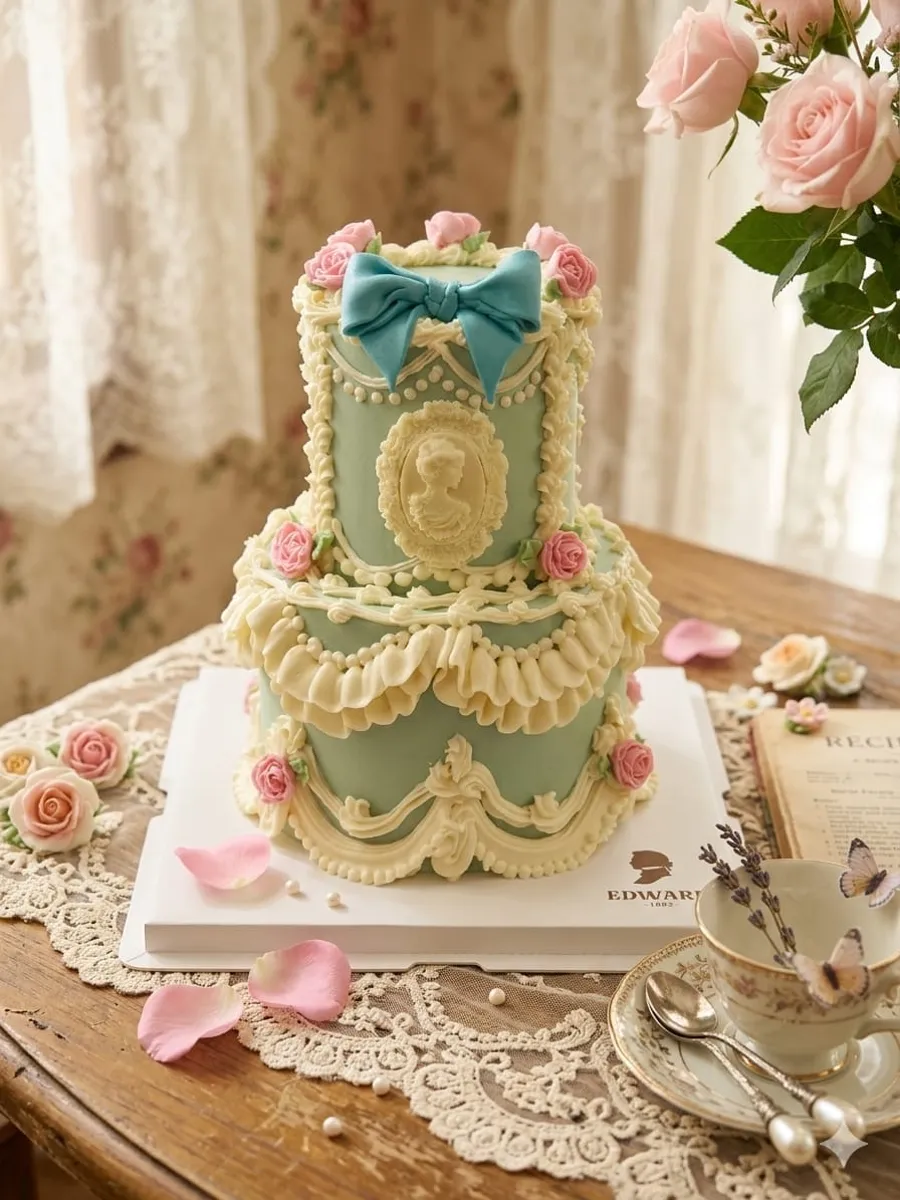 Vintage Elegance Cake