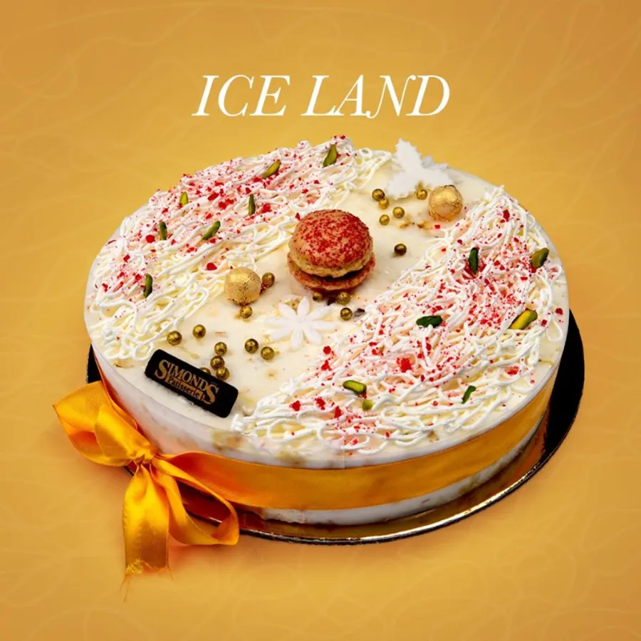 Nougat Nuts Ice Cream Cake