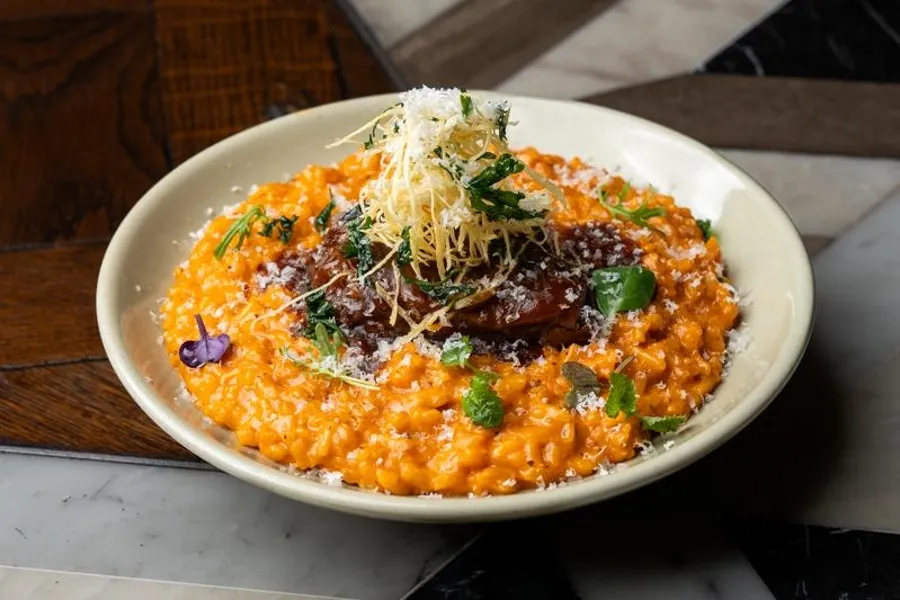 Sous Vide Short Ribs Risotto