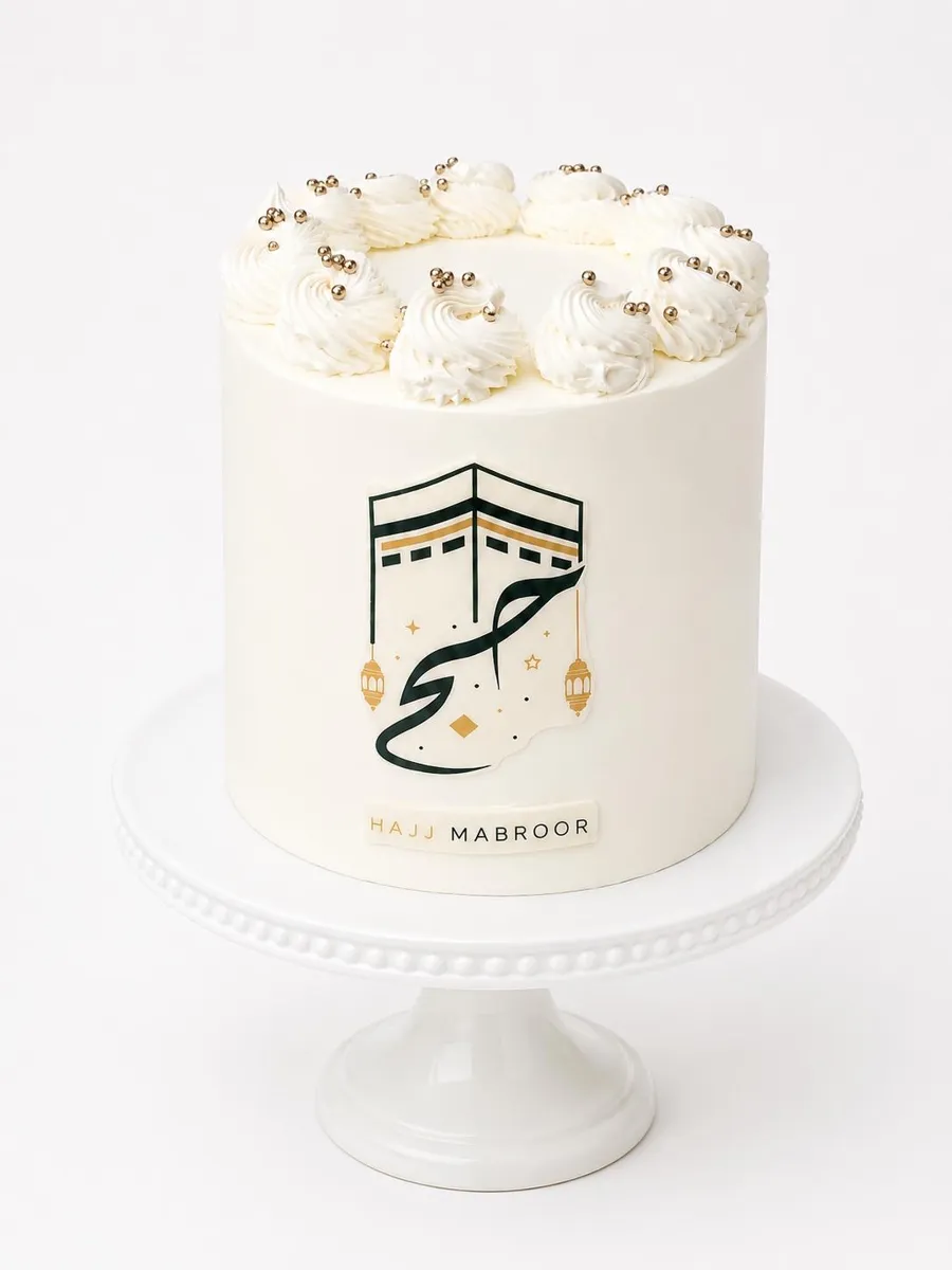 Hajj cream cake 6inch