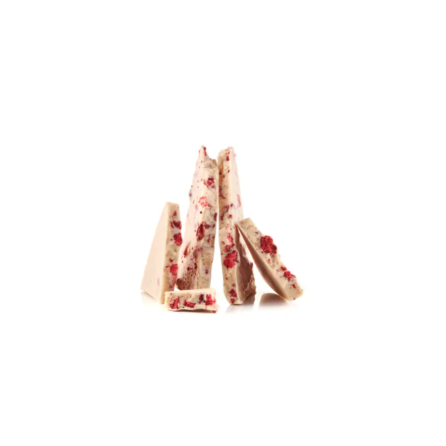 WHITE CHOCOLATE WITH STRAWBERRY BARKS