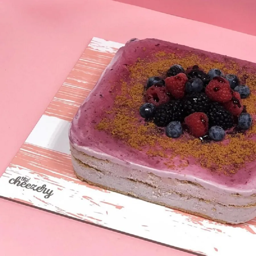 Blueberry IceCream Cake