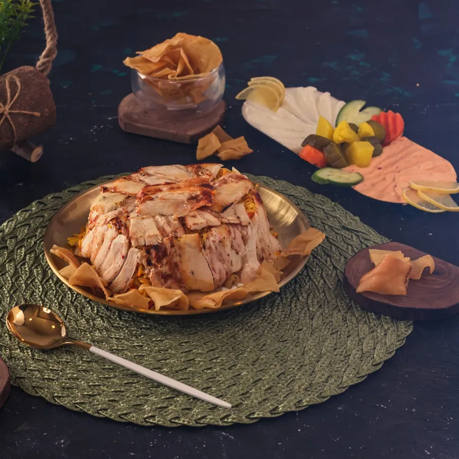 Chicken Shawerma Fatteh