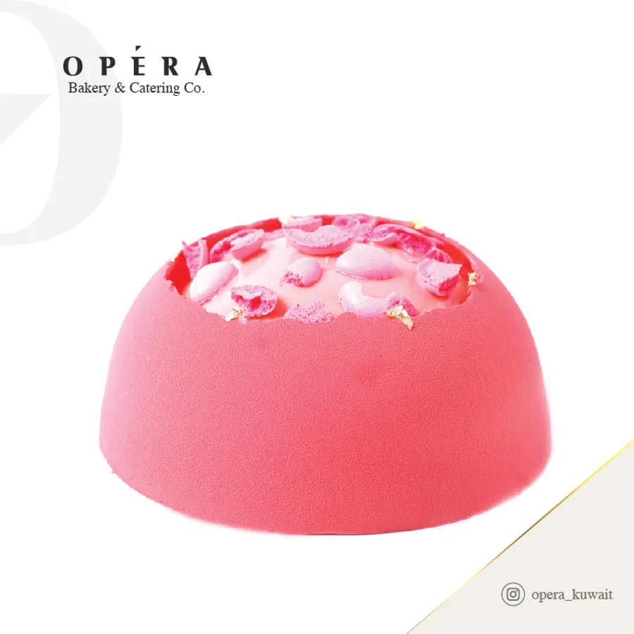 ROSE VOLCANO CAKE