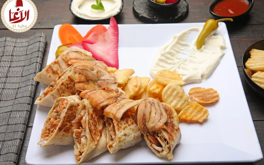 وجبه عربي فراخ.