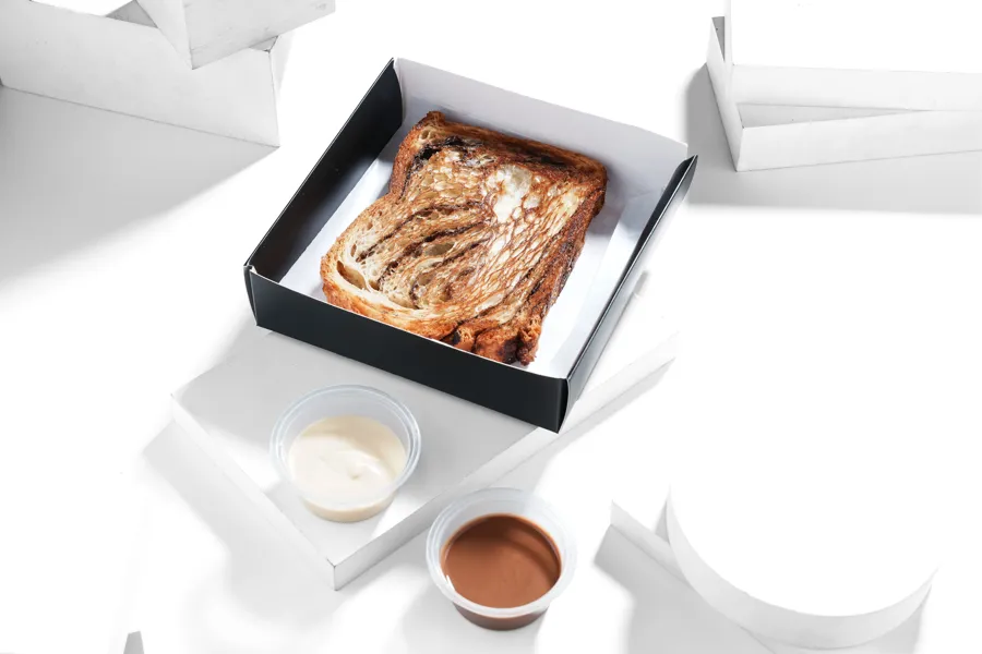 Babka With Chocolate Sauce