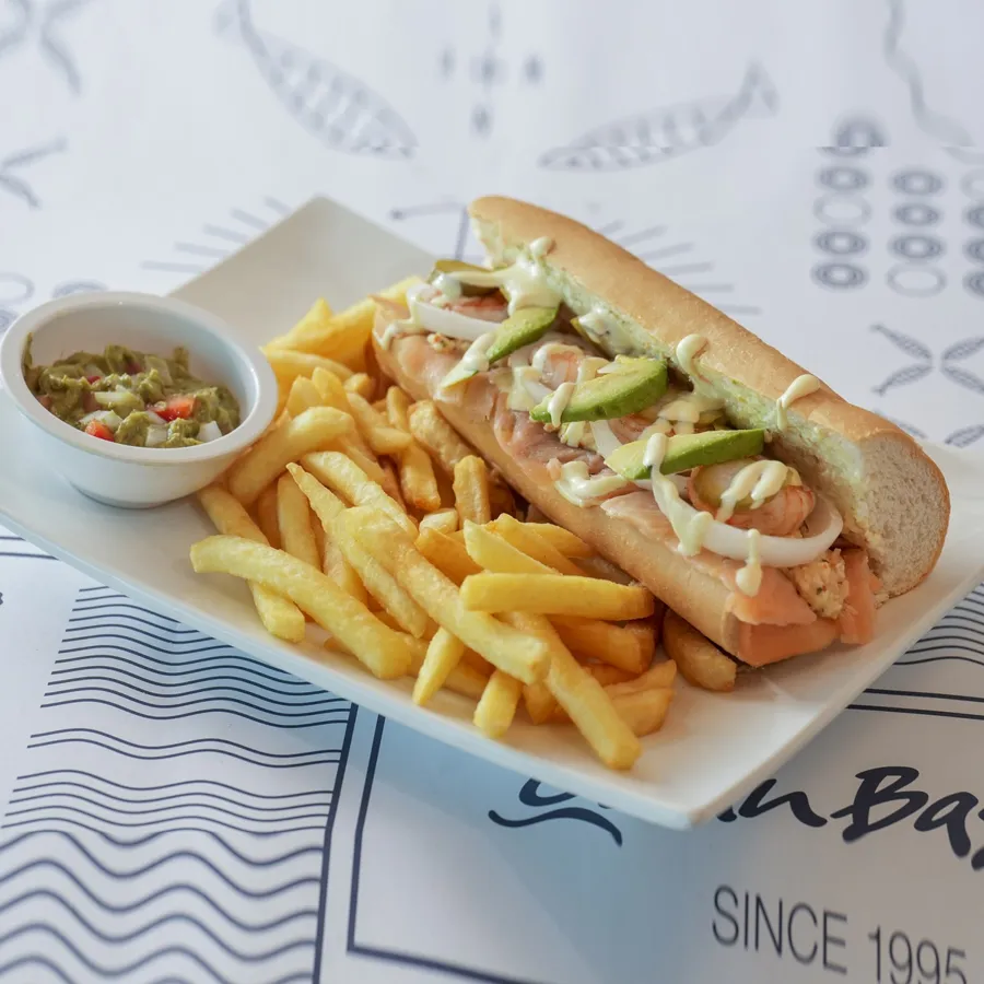 Seafood Trio Sandwich
