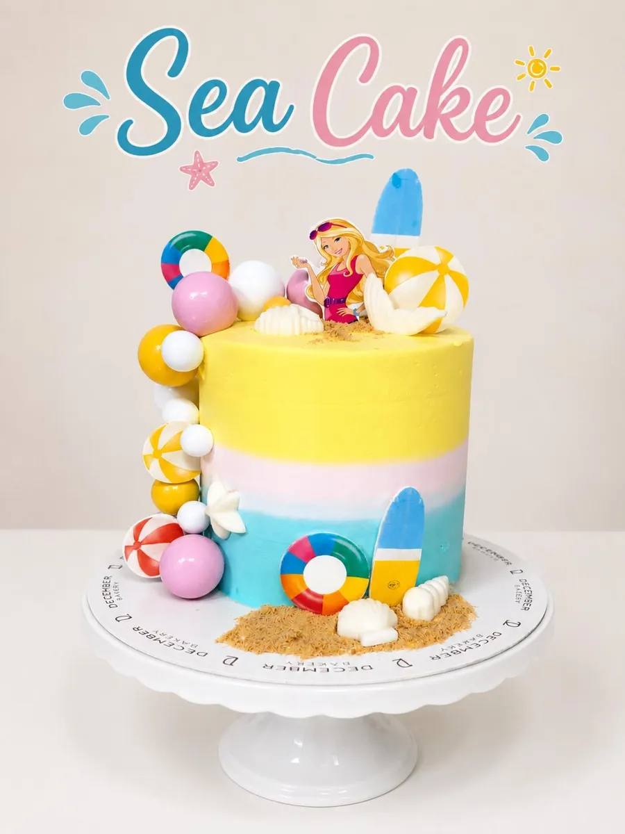 Sea girls cake 6inch