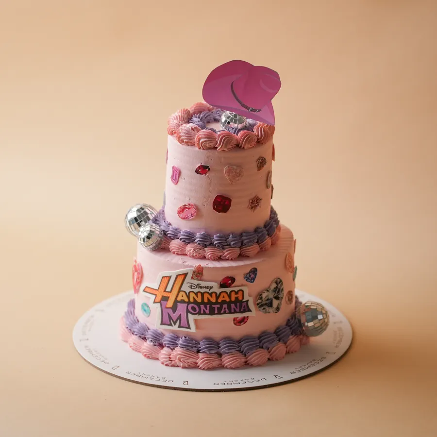 Double Hanna Montana cake 6inch
