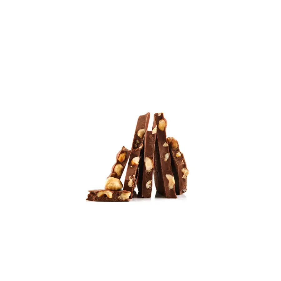 MILK CHOCOLATE WITH HONEY AND HAZELNUT