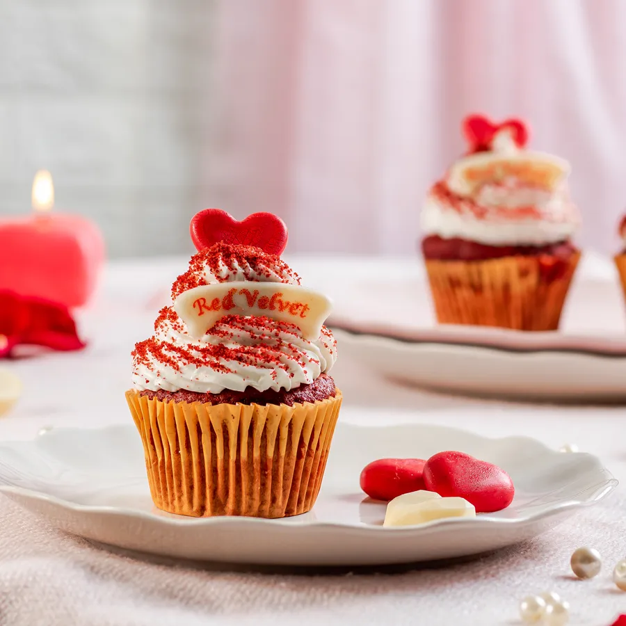 Cup Cakes Red Velvet Valentine's