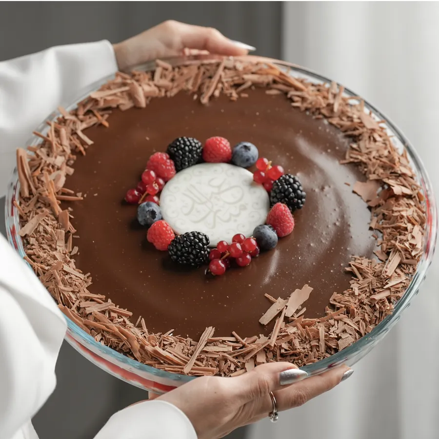 Chocolate cake eid Mubarak
