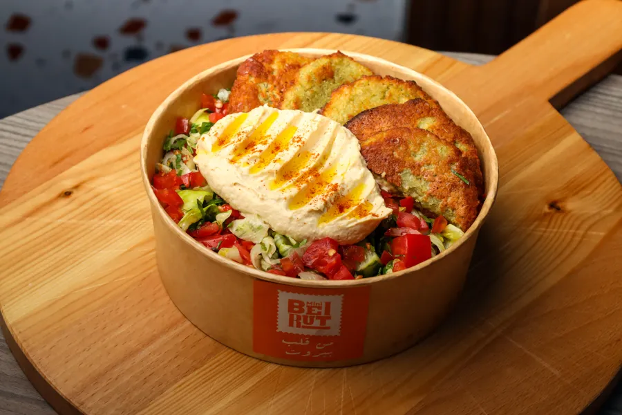 Grilled Falafel Salad