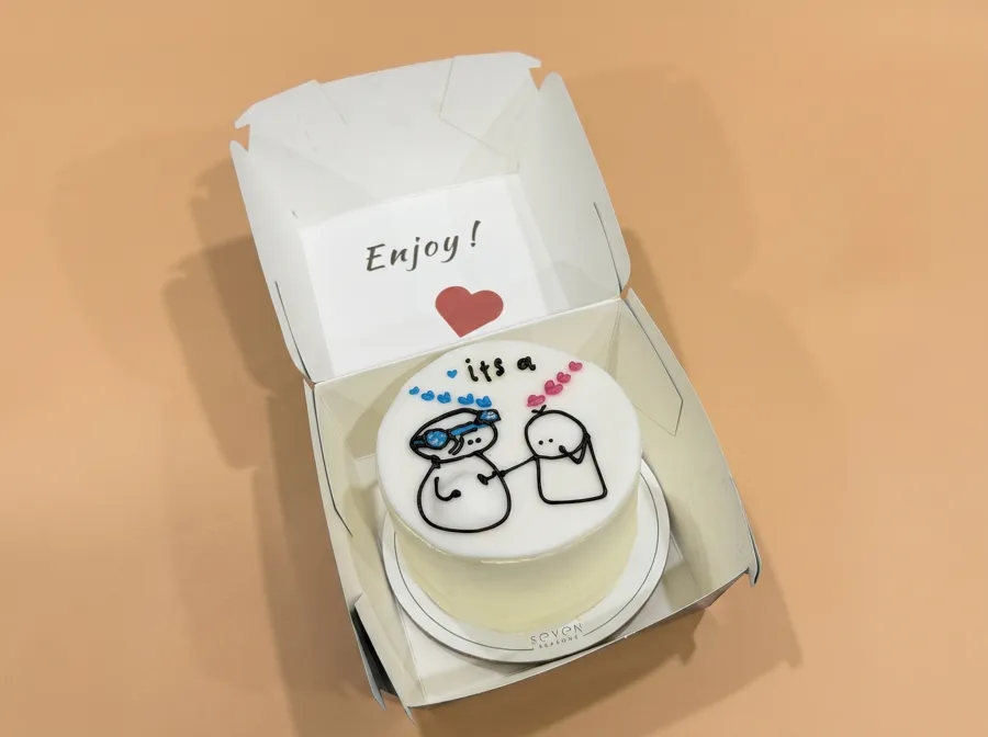 It's A Match Couple Cake