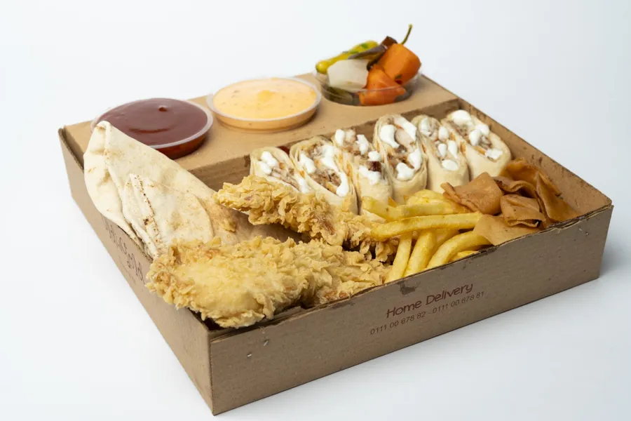 Shawarma & Crispy Box (6 pieces)