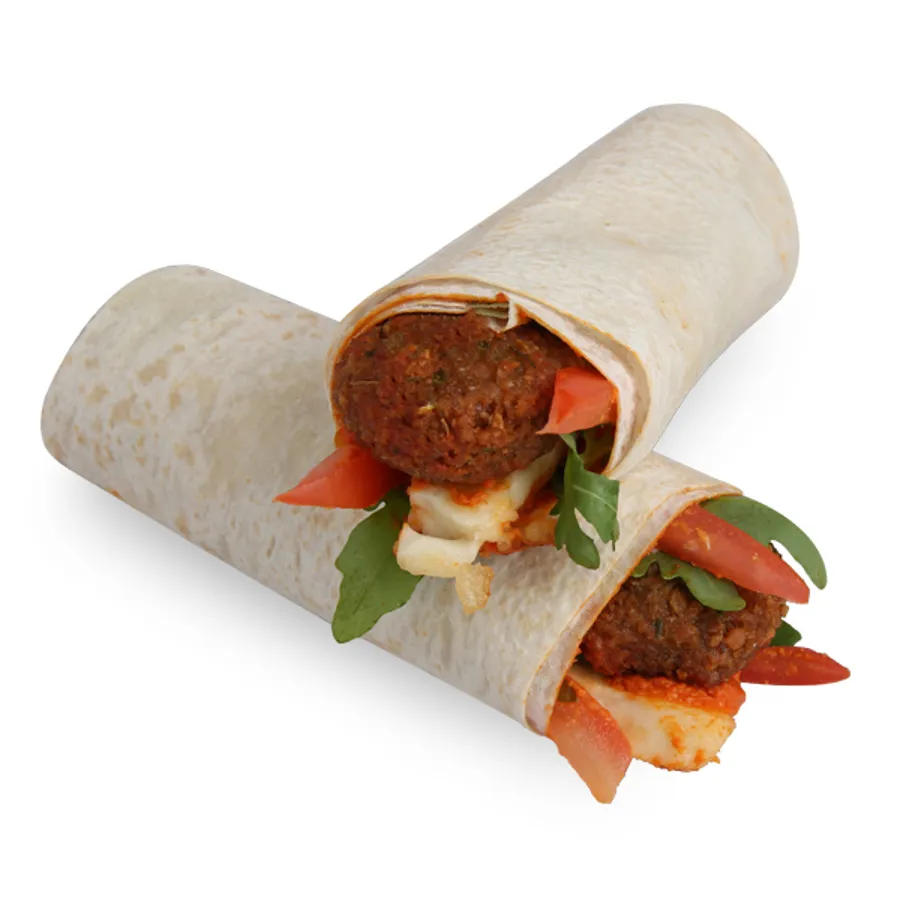 Falafel & Halloumi Wrap