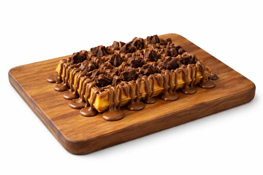 Waffle brownies
