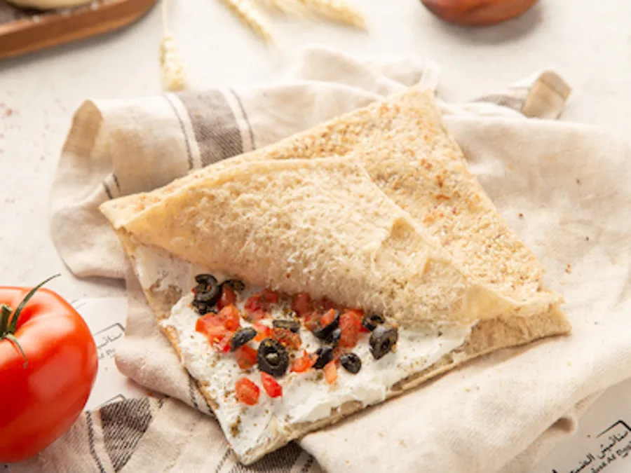 Labneh, Vegetables Square Kaaki.