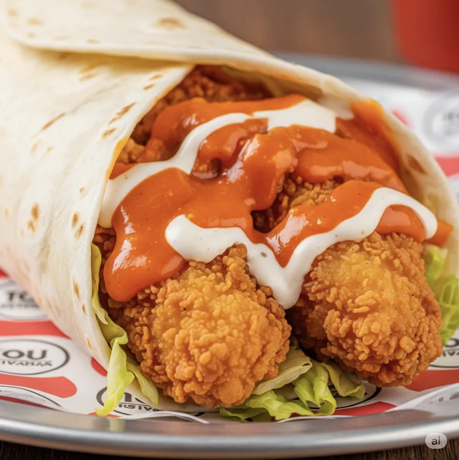 Crispy Buffalo Chicken wrap