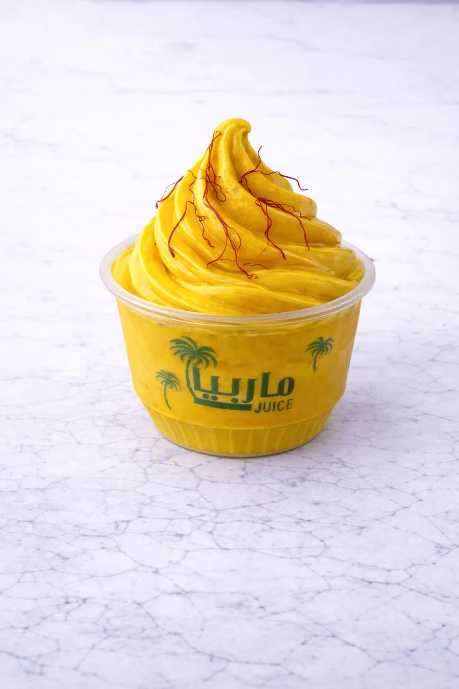 Saffron ice cream