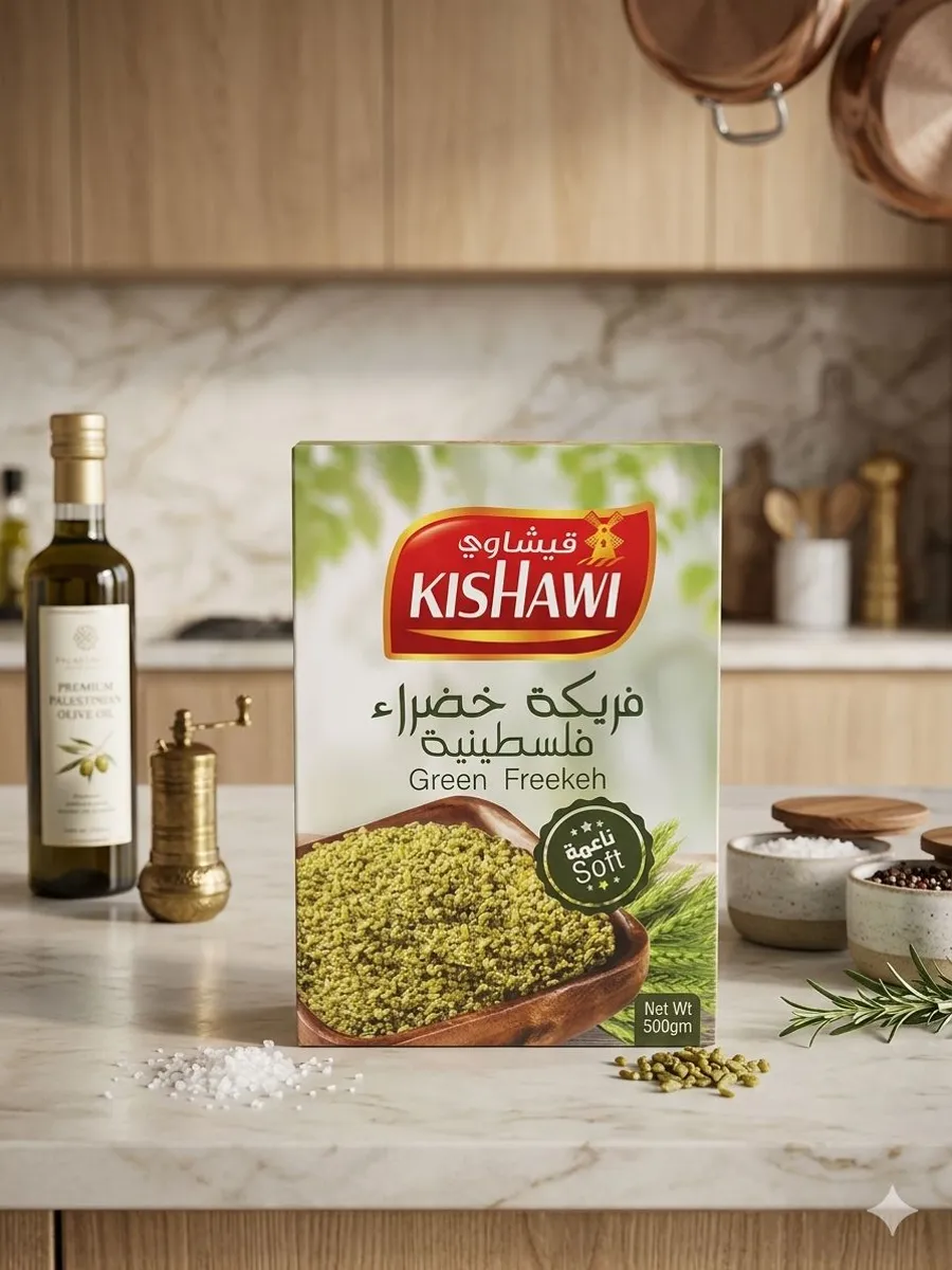 Kishawi Green Powder Freekah 500 gm