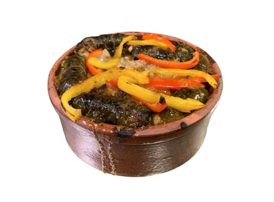 Vine leaves with kunckles