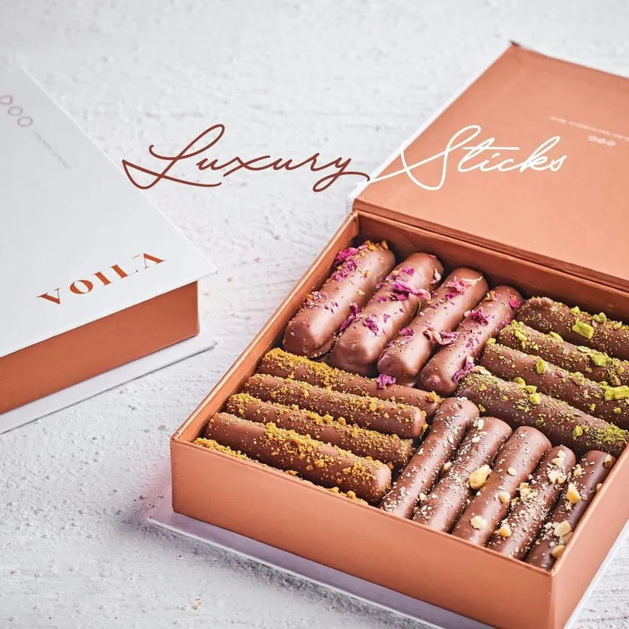 Belgian Chocolate Sticks box