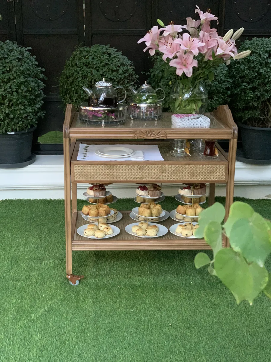 Classic tea trolley