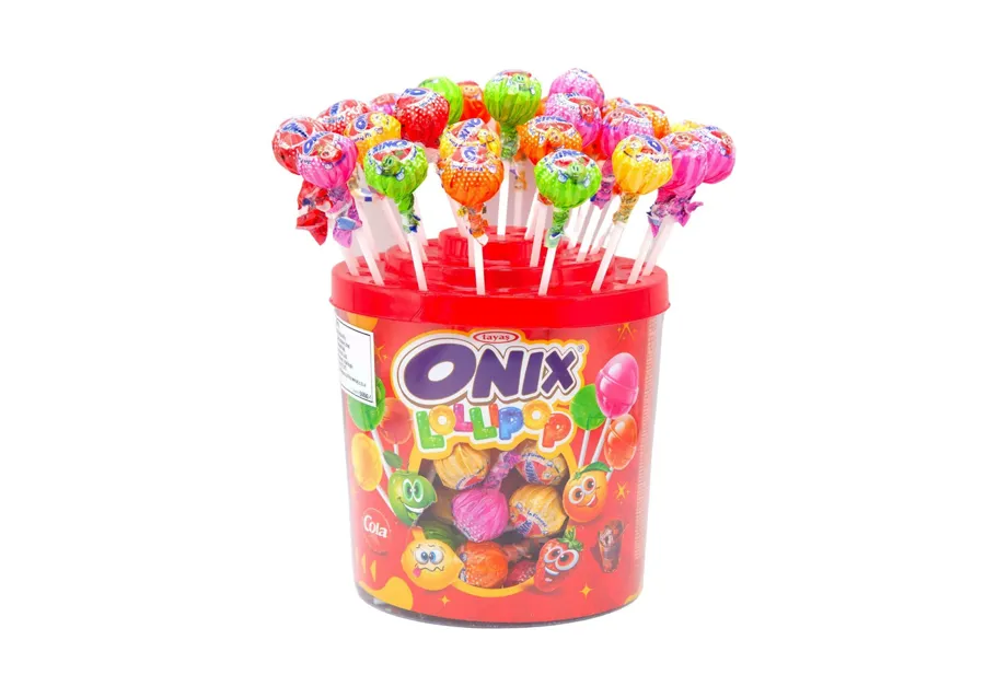 Tayas Onix Mixed Fruit Lollipop 100 Pieces x 11g