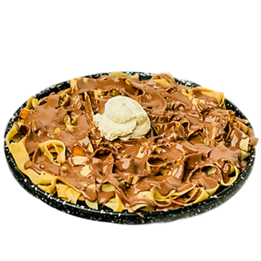 Chocolate Fettuccine Crepe