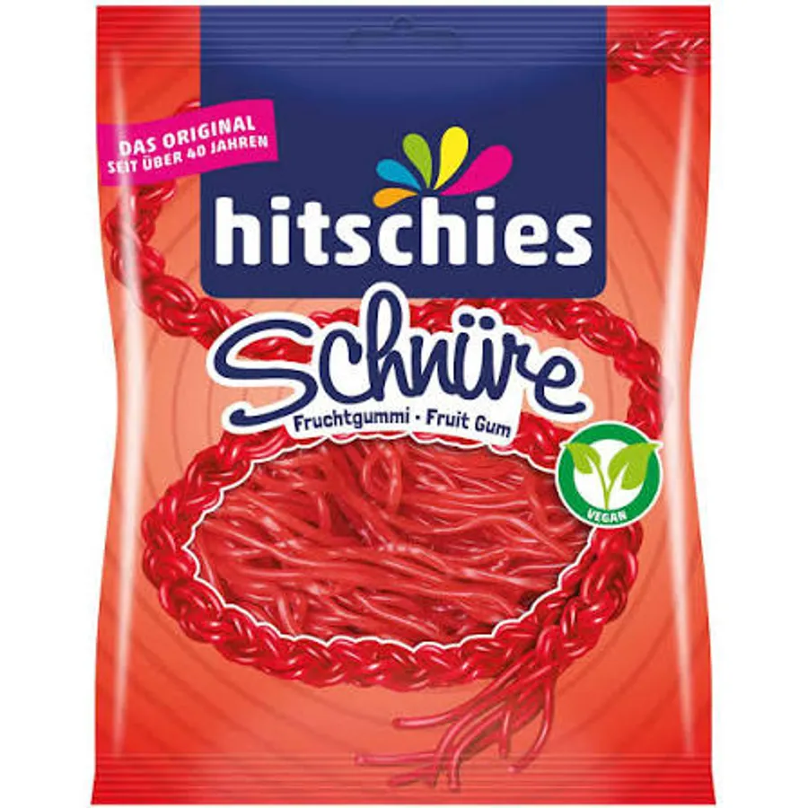 Hitschies Schnure Strawberry jelly stripe 125g