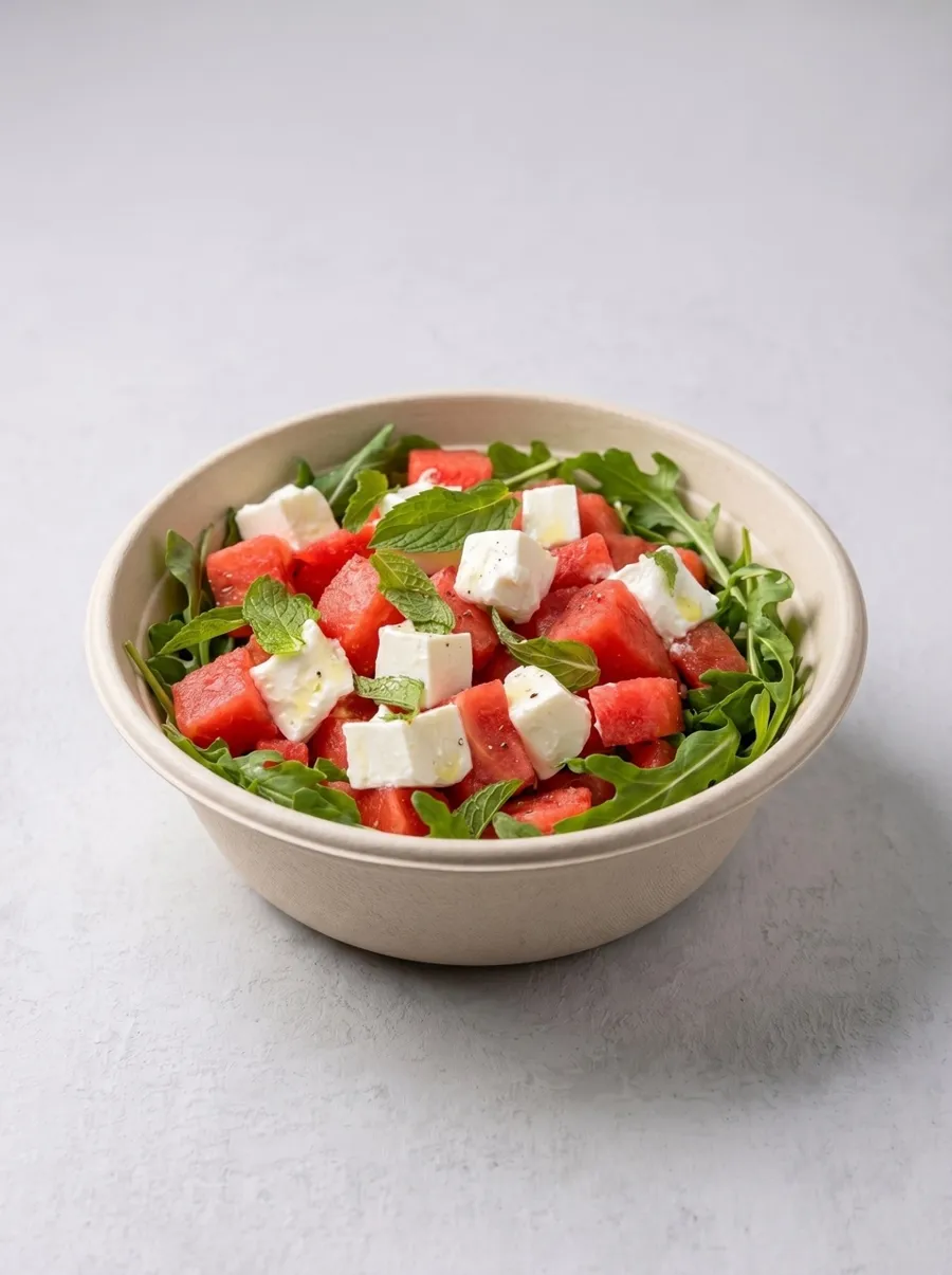 Melon feta salad