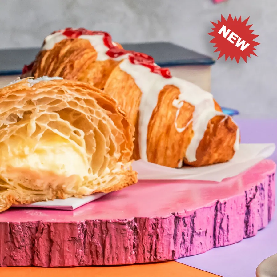 Raspberry Cream Croissant