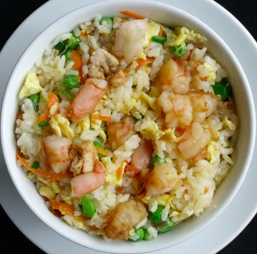 Vegetable Rice With Shrimps