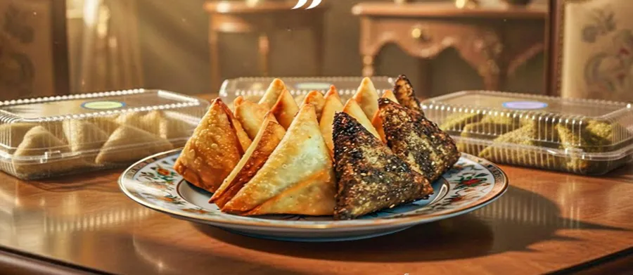 Mozarella with Jalapeno Sambosa